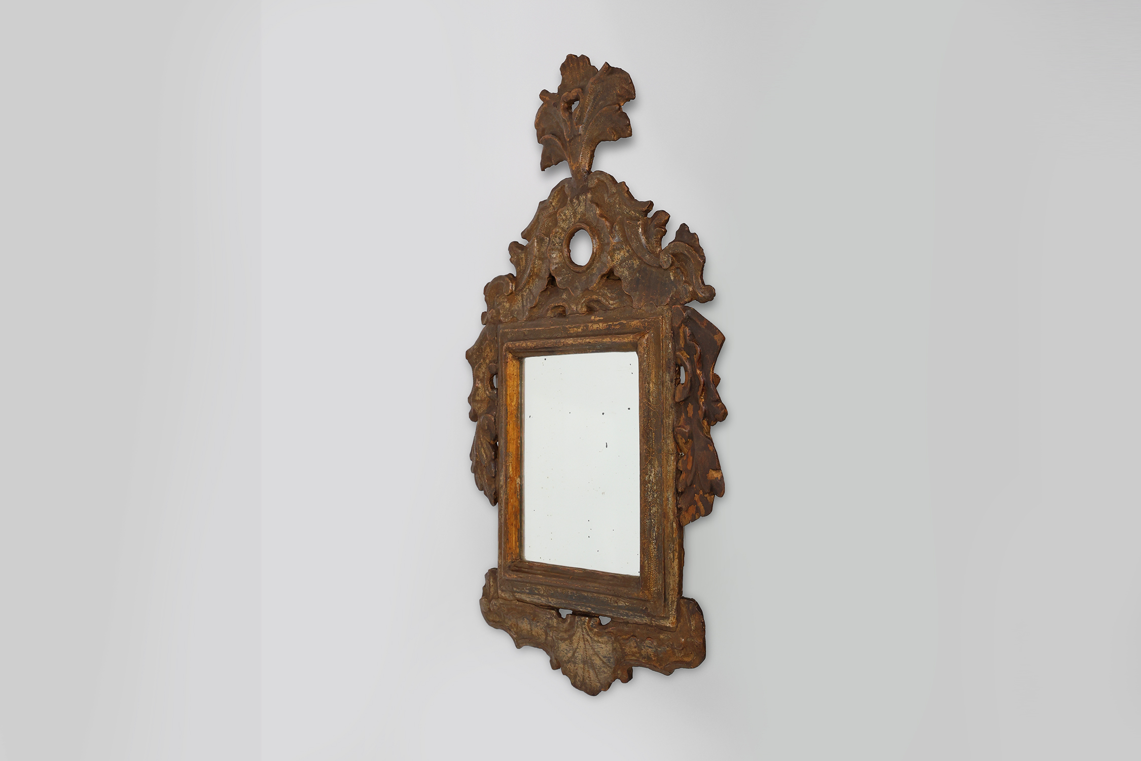 Italian Renaissance–Baroque Carved Wood Mirror, 17th Centurythumbnail